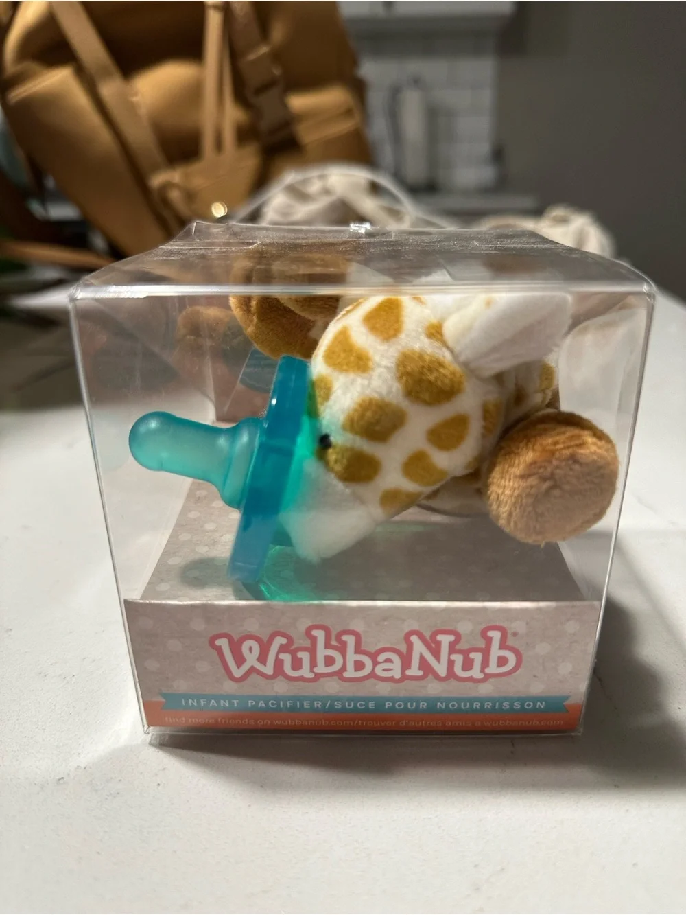 WubbaNub Giraffe Infant Pacifier Plush